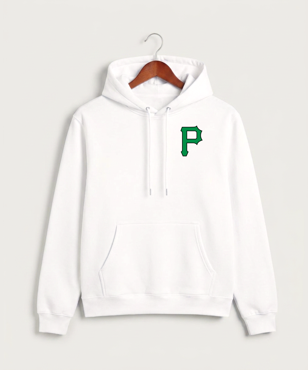 Pipestone Area High School Football (Boys) - White Hoodie Value - Left Chest