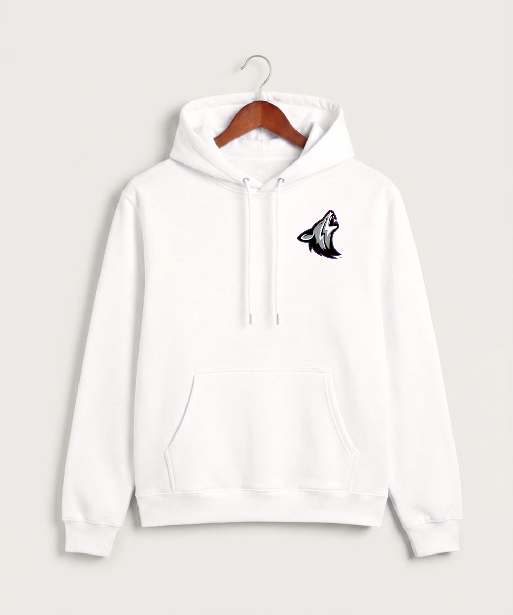 Heron Lake-Okabena High School Football (Boys) - White Hoodie Value - Left Chest