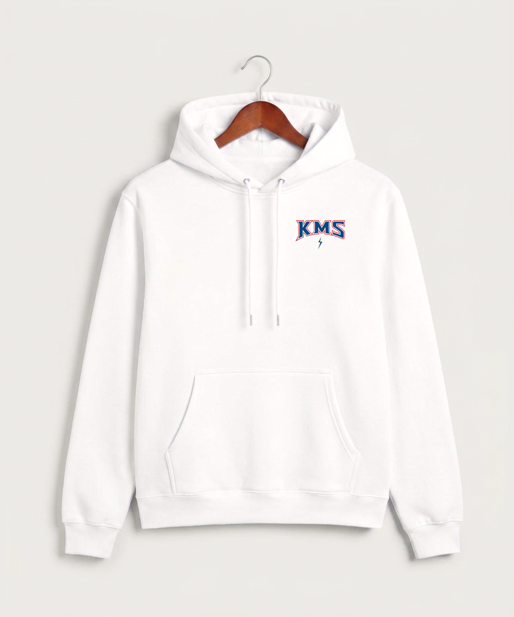 Kerkhoven-Murdock-Sunburg High School Football (Boys) - White Hoodie Value - Left Chest