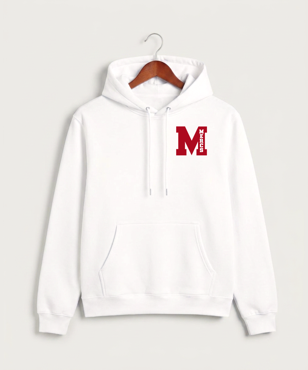 Mcgregor High School Football (Boys) - White Hoodie Value - Left Chest