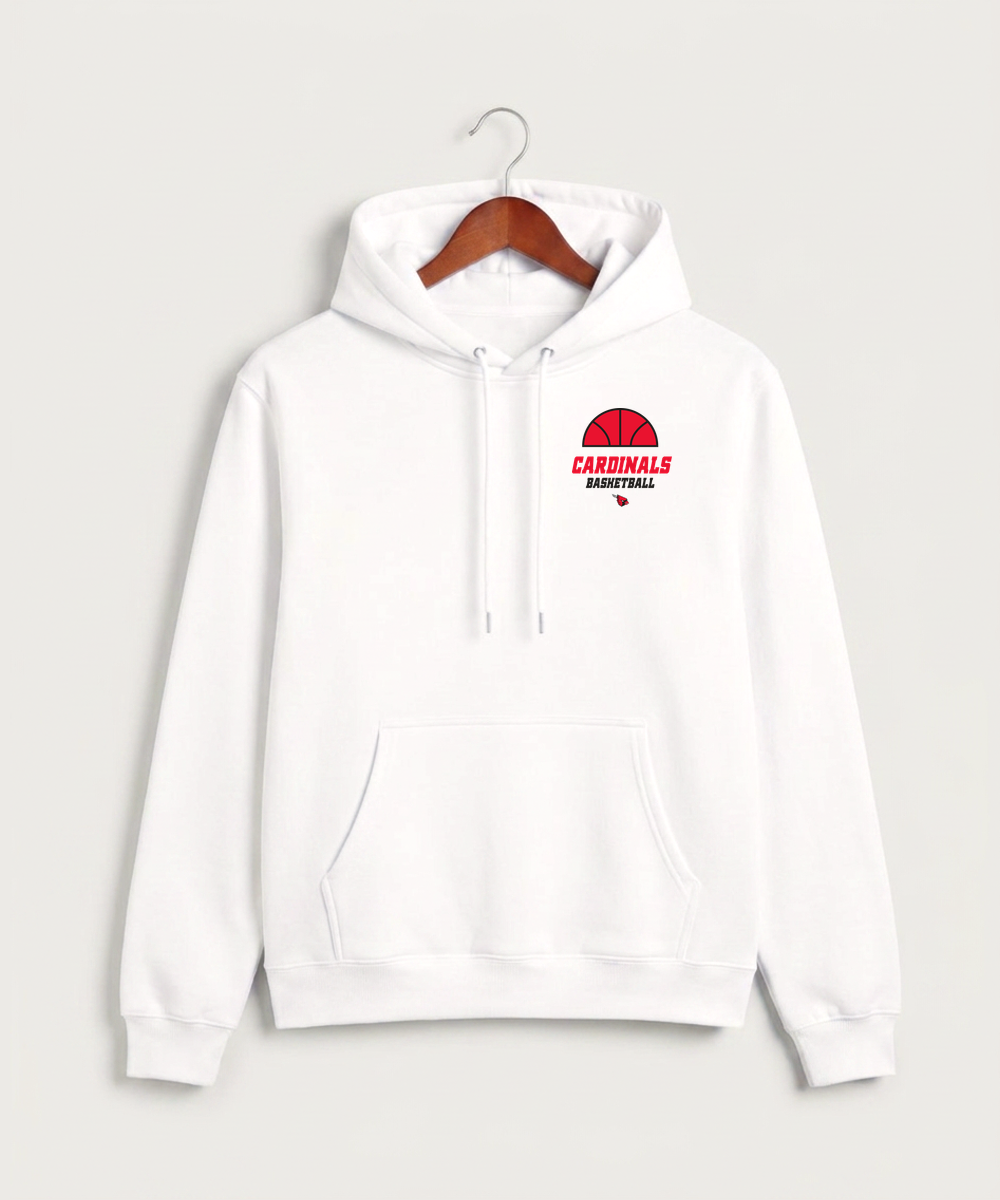 Forreston Basketball - White Hoodie Value - Left Chest
