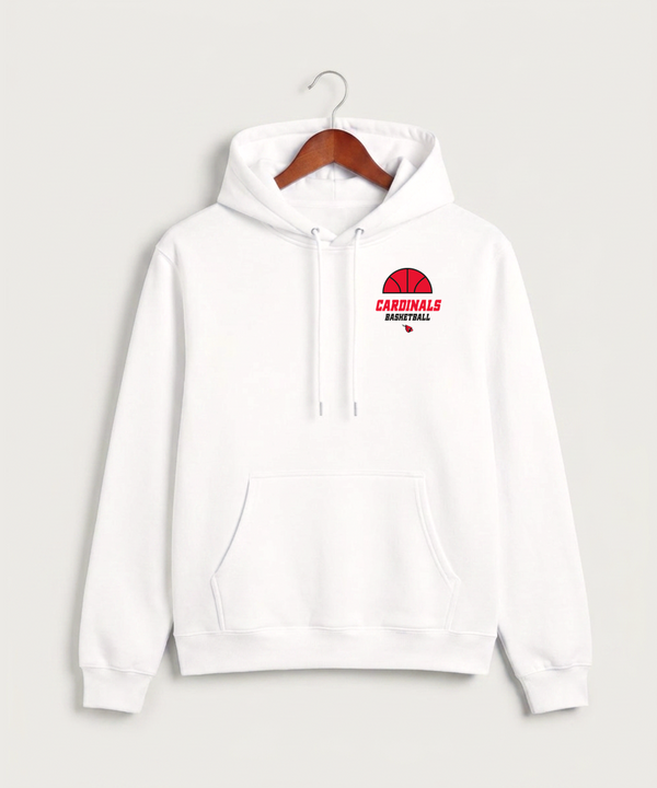 Forreston Basketball - White Hoodie Value - Left Chest
