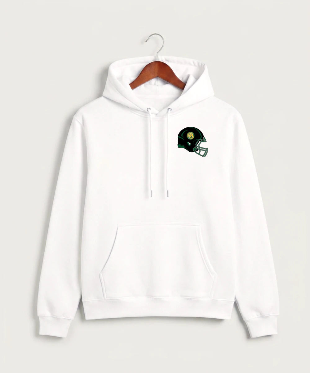 Rushford Peterson High School Football (Boys) - White Hoodie Value - Left Chest