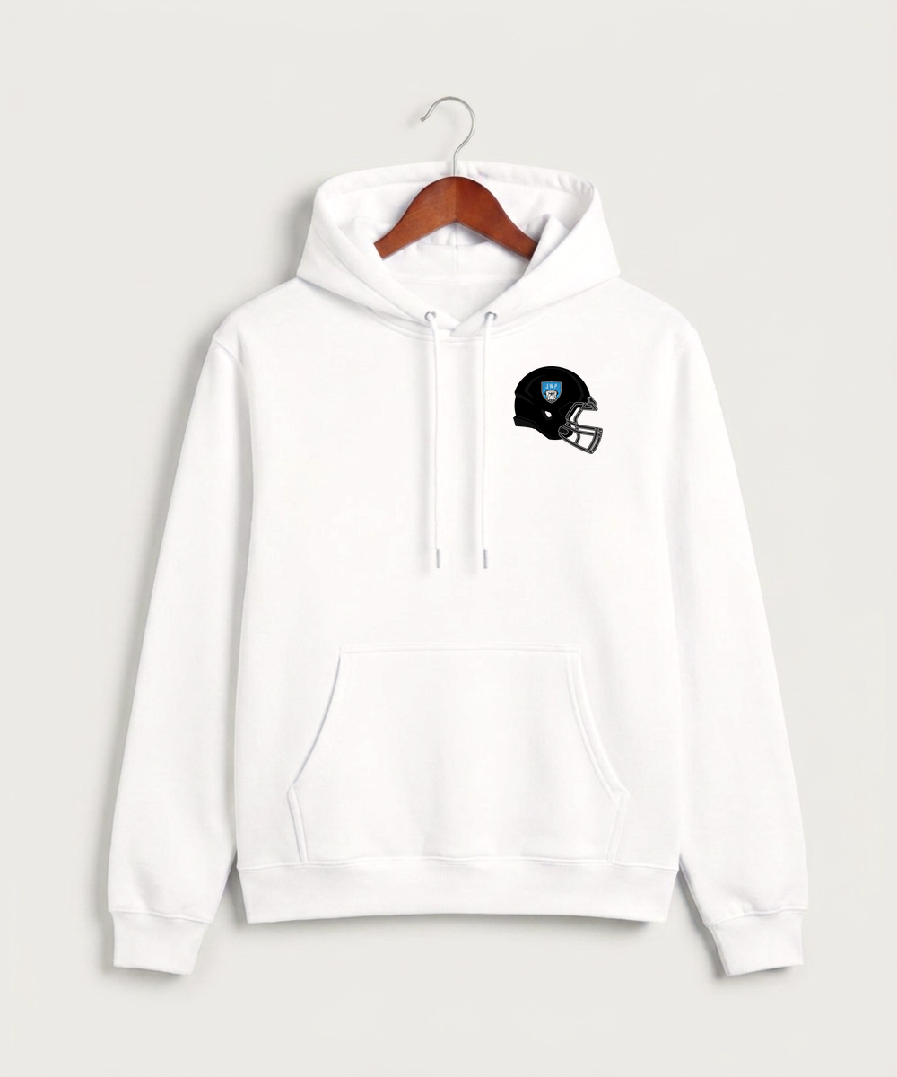 Janesville Waldorf Pemberton Football (Boys) - White Hoodie Value - Left Chest