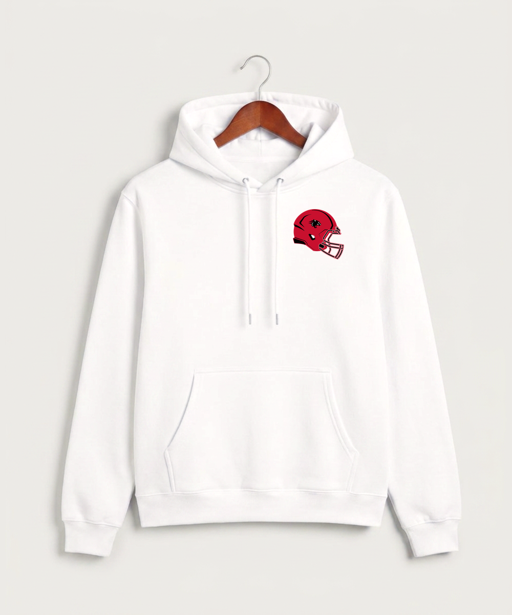 Nrheg Panthers High School Football (Boys) - White Hoodie Value - Left Chest