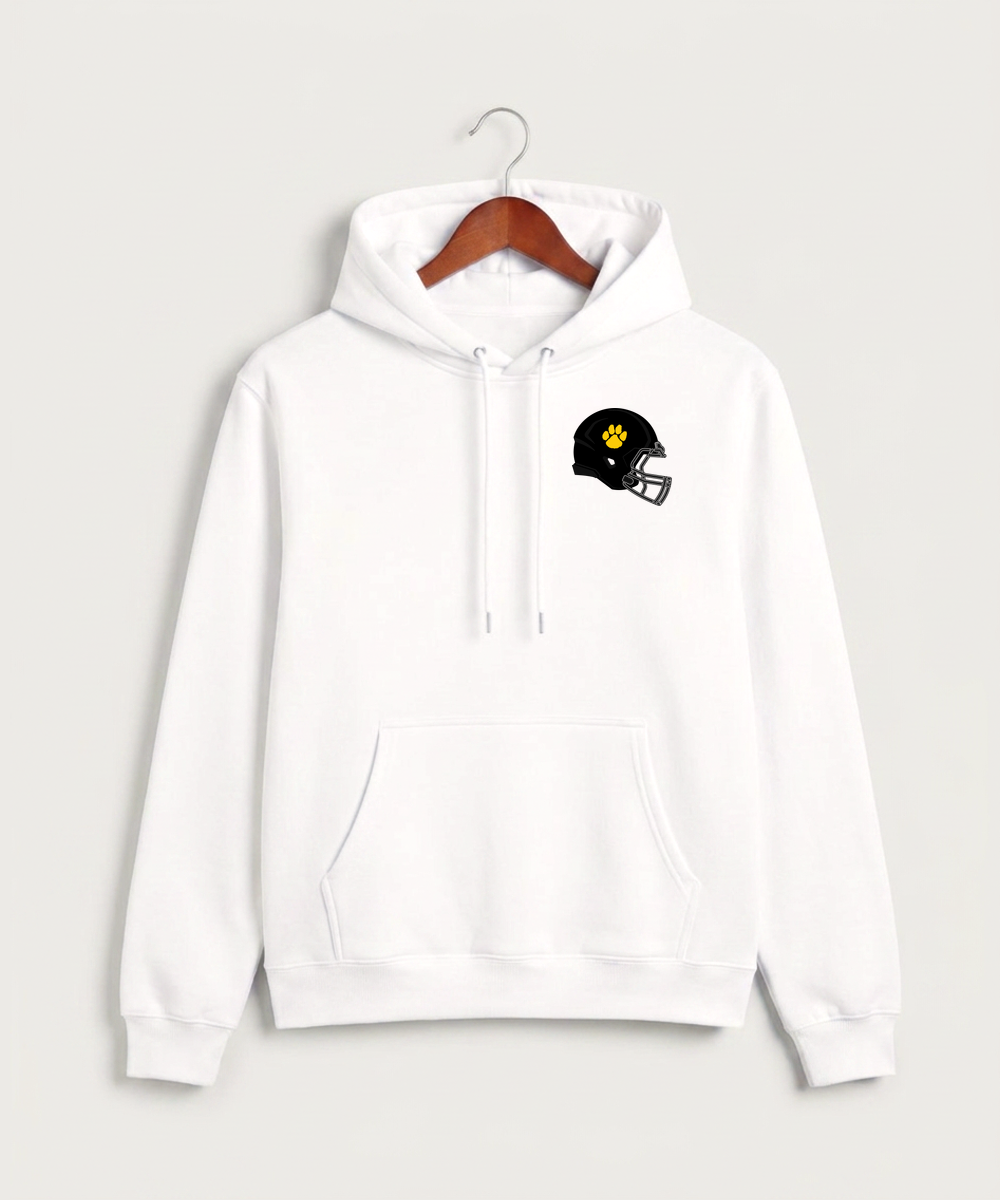 Plainview Elgin Millville H S Football (Boys) - White Hoodie Value - Left Chest