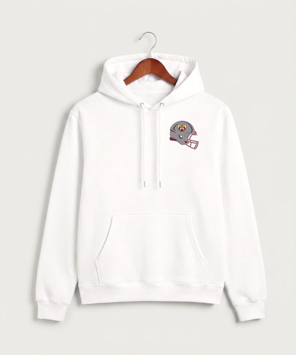 Stewartville High School Football (Boys) - White Hoodie Value - Left Chest