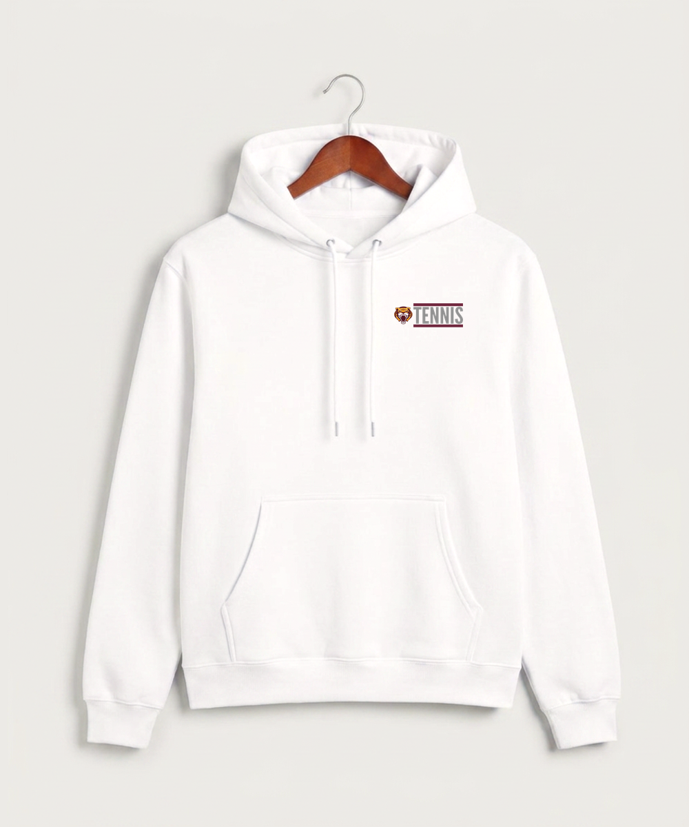 Stewartville High School Tennis (Coed) - White Hoodie Value - Left Chest