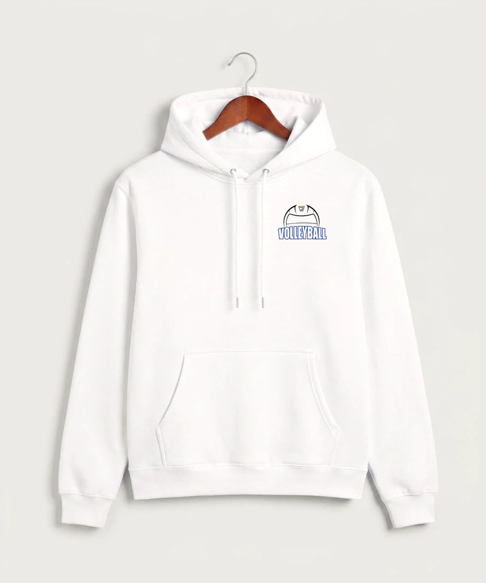 Windom Area High School Volleyball (Girls) - White Hoodie Value - Left Chest