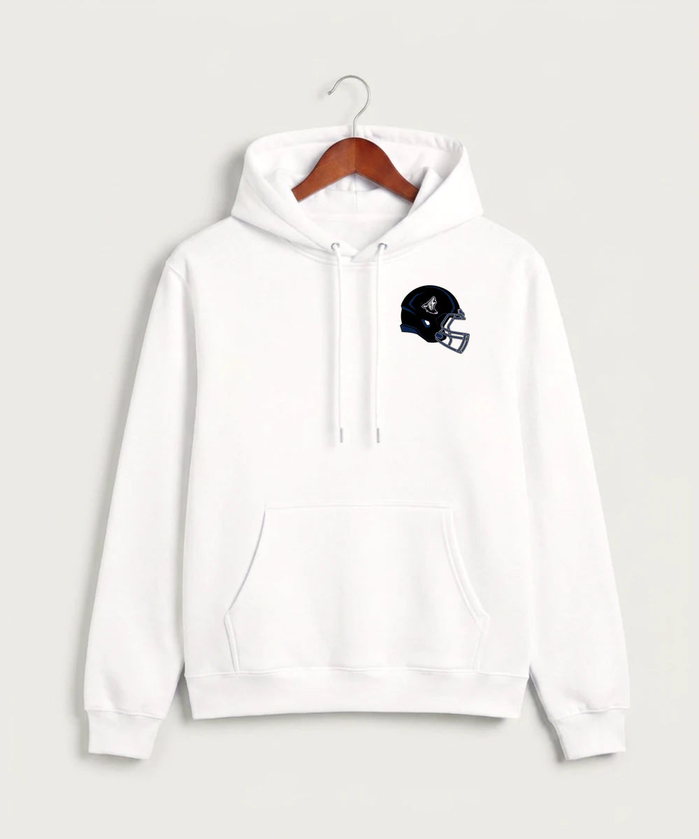 Heron Lake-Okabena High School Football (Boys) - White Hoodie Value - Left Chest