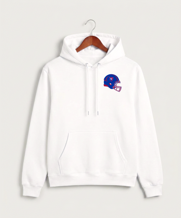Bertha Hewitt High School Football (Boys) - White Hoodie Value - Left Chest