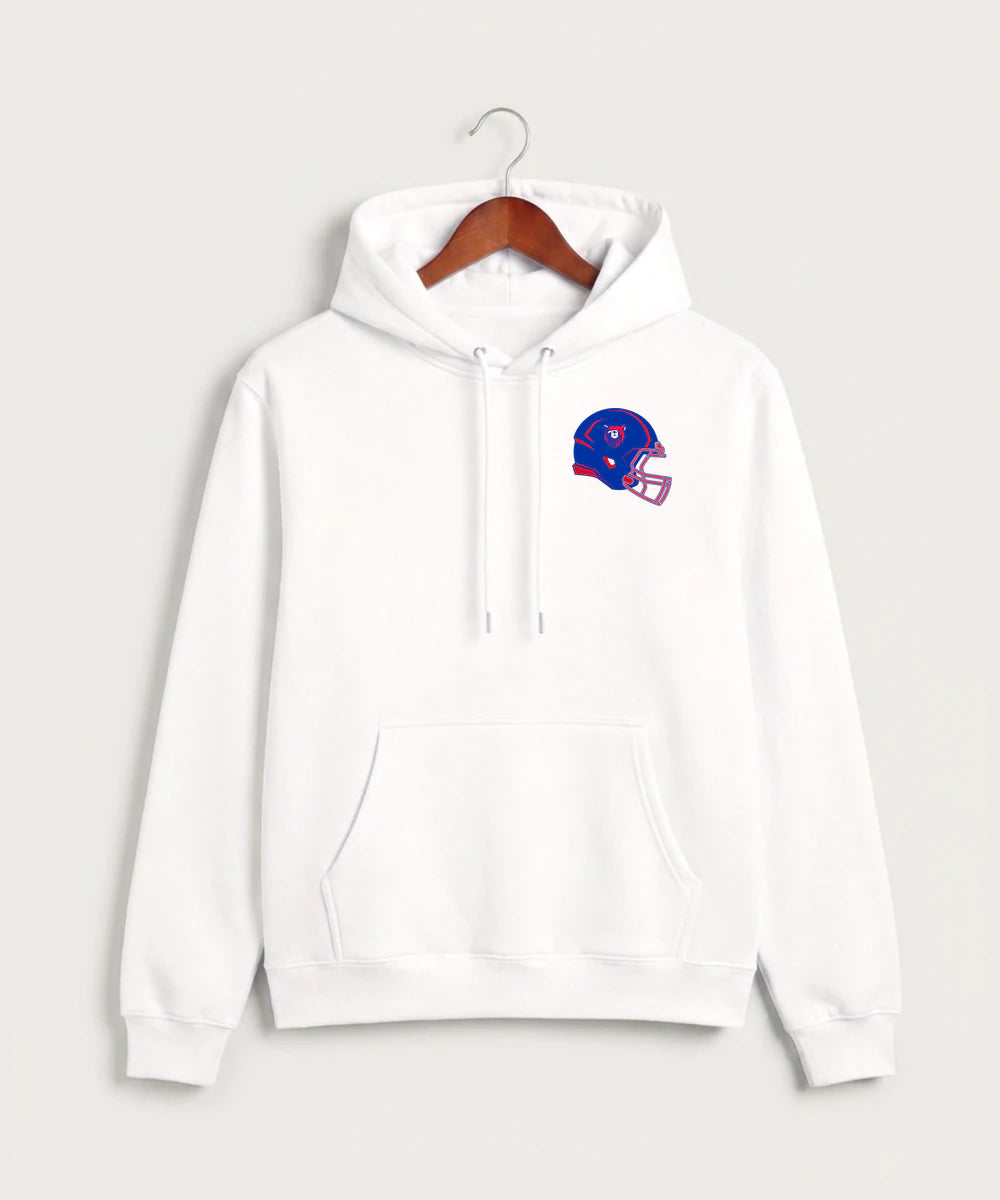 Bertha Hewitt High School Football (Boys) - White Hoodie Value - Left Chest