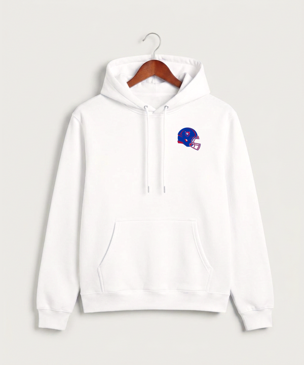 Bertha Hewitt High School Football (Boys) - White Hoodie Value - Left Chest
