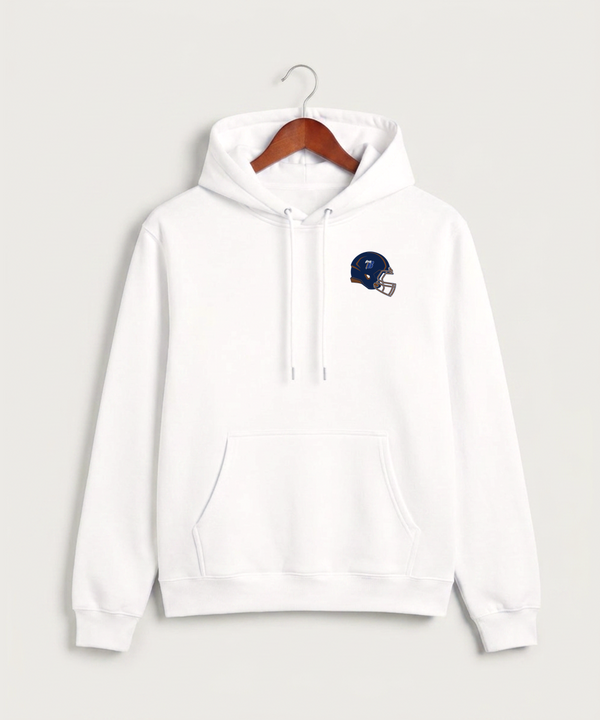 Bemidji High School Football (Boys) - White Hoodie Value - Left Chest