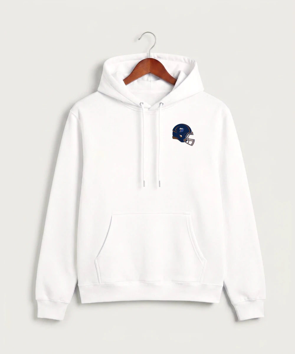 Bemidji High School Football (Boys) - White Hoodie Value - Left Chest