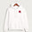 Border West Football (Boys) - White Hoodie Value - Left Chest