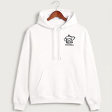 Polo HS Football general - White Hoodie Value - Left Chest