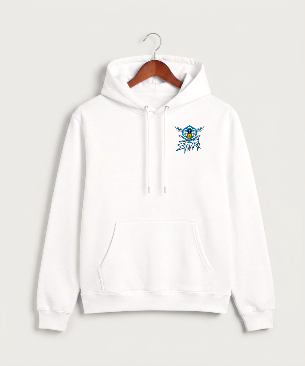 Minnesota Sting Athletics - White Hoodie Value - Left Chest