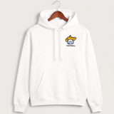 Polo HS Football general - White Hoodie Value - Left Chest