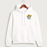 Polo HS Football general - White Hoodie Value - Left Chest