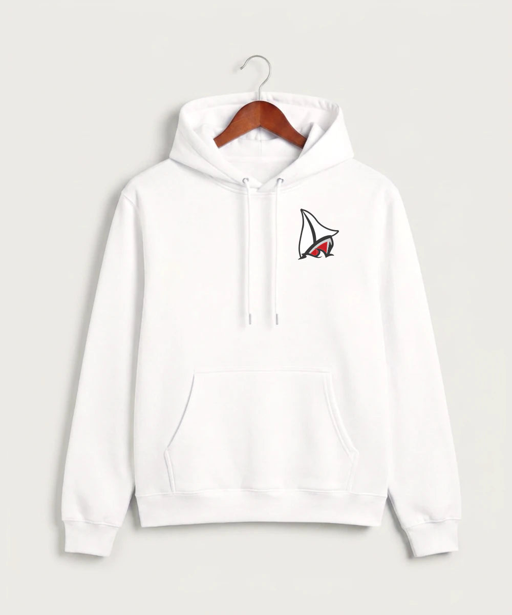 Detroit Lakes Community High School Football (Boys) - White Hoodie Value - Left Chest
