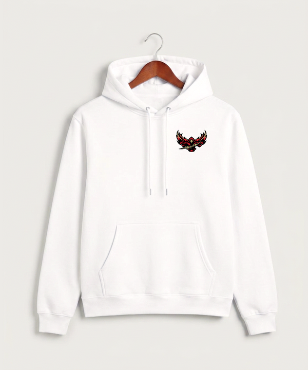 Gfw High School Football (Boys) - White Hoodie Value - Left Chest