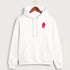 Amboy Football general - White Hoodie Value - Left Chest