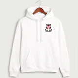 Amboy Football general - White Hoodie Value - Left Chest