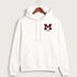 Moline Cheer general - White Hoodie Value - Left Chest