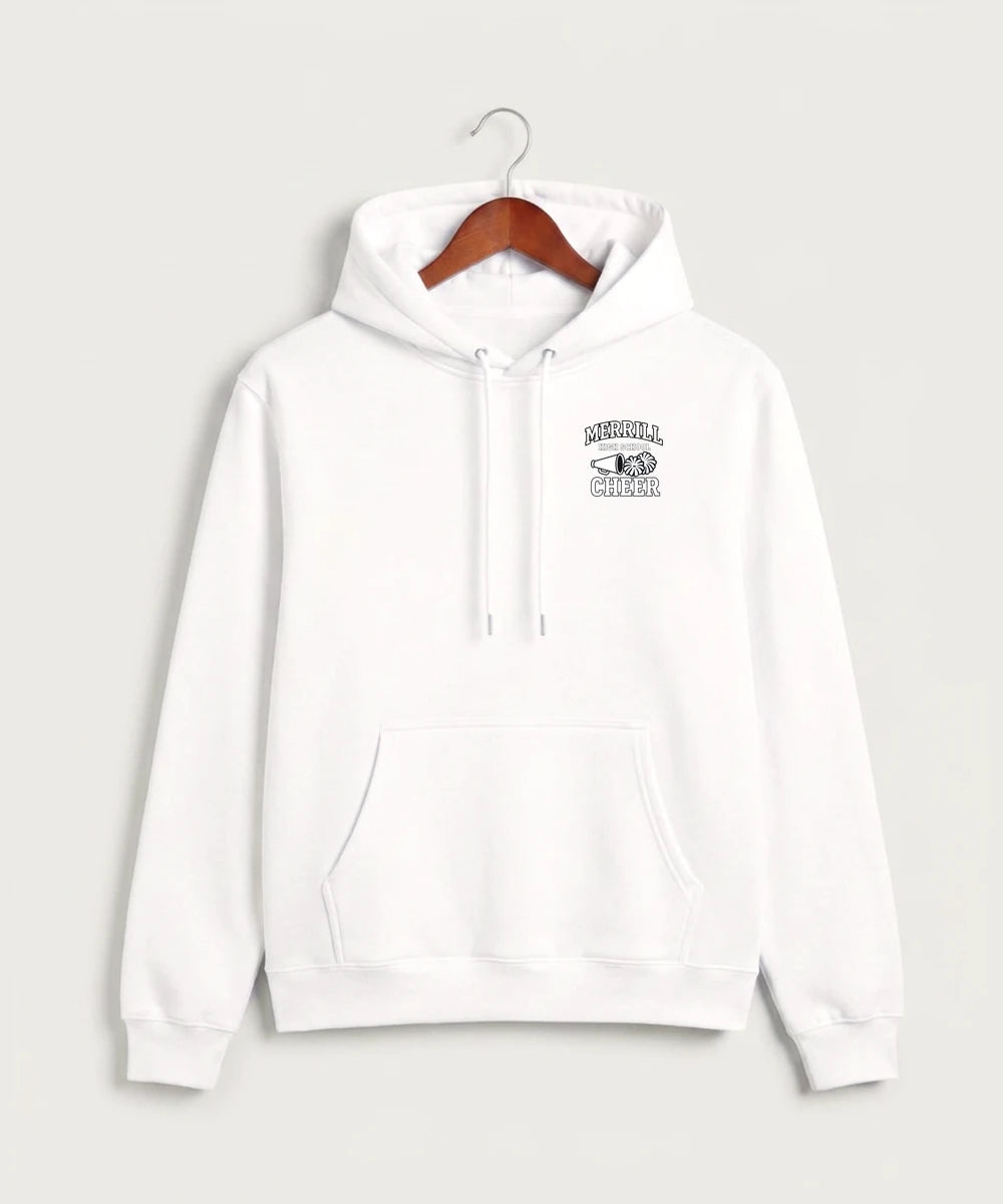 Merrill Dance and Cheer - White Hoodie Value - Left Chest