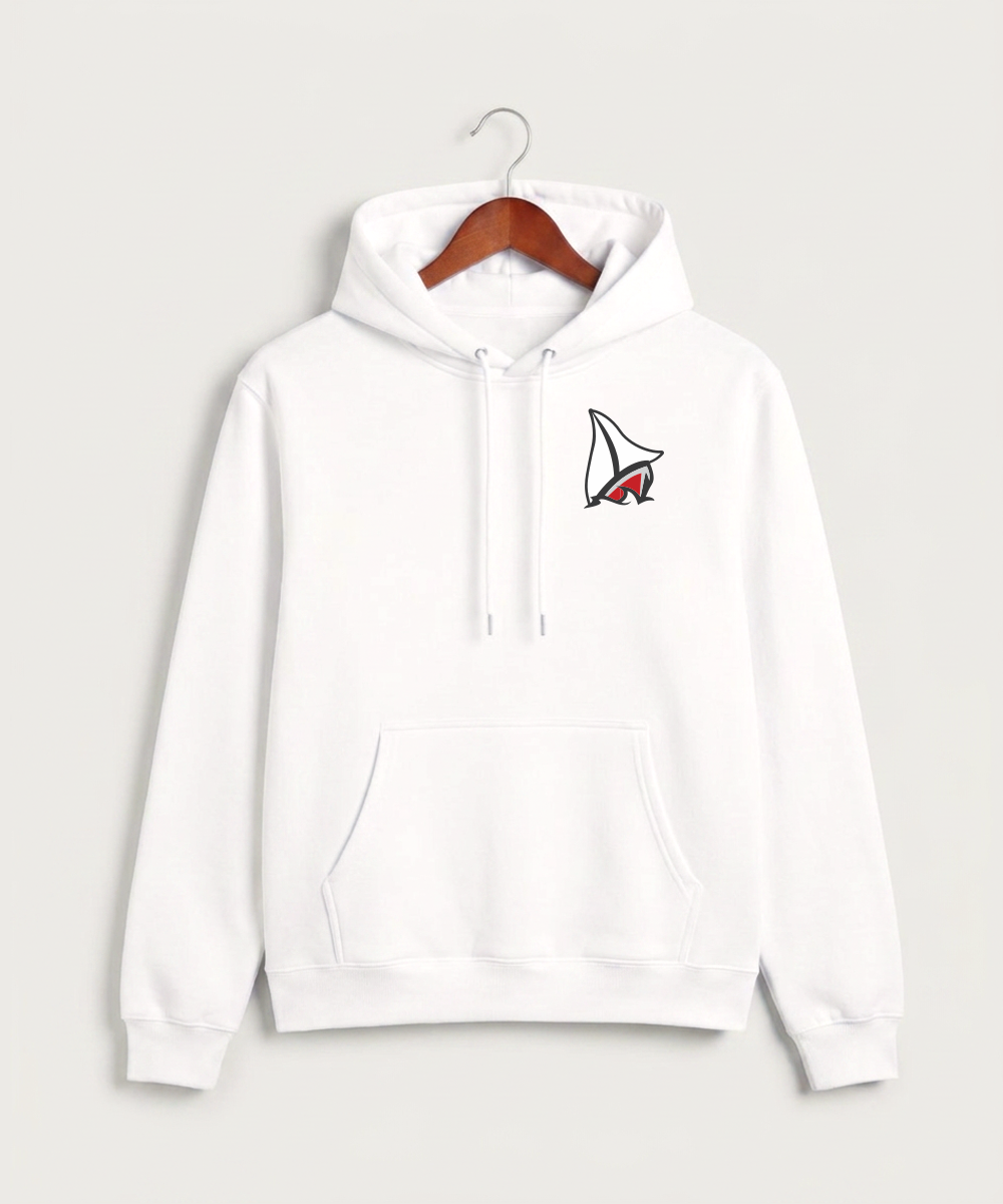 Detroit Lakes Community High School Football (Boys) - White Hoodie Value - Left Chest