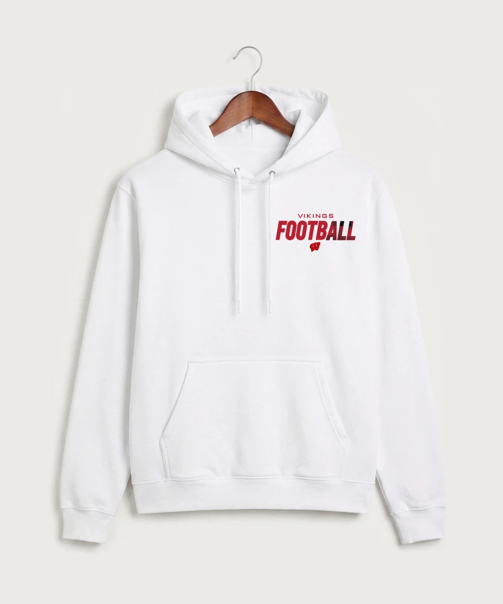 Wisconsin Lutheran High School Football (Boys) - White Hoodie Value