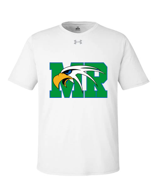Maple River High School hockey_boys - White/ Mod Grey Men's Team Tech™ T-Shirt