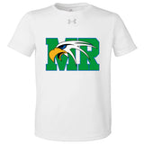 Maple River High School hockey_boys - White/ Mod Grey Youth Tech™ Team T-Shirt