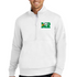 Maple River High School hockey_boys - White Nike Club Fleece Sleeve Swoosh 1/2-Zip NKDX6718