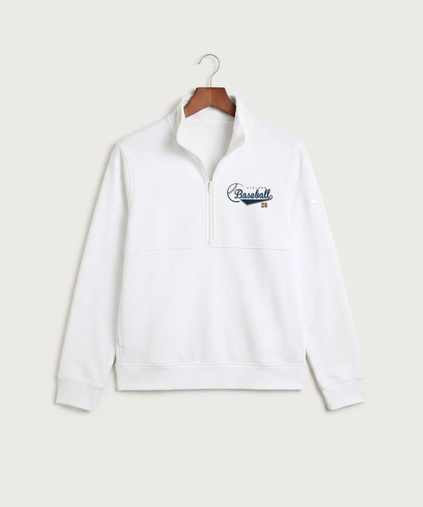 Codex Team Store E2E Cancel 20260921 - White Nike Club Fleece Sleeve Swoosh 1/2-Zip NKDX6718