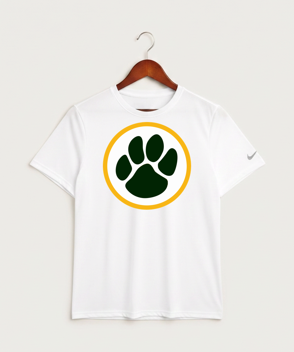 Ashwaubenon High School — Spirit Store - White Nike Swoosh Sleeve rLegend Tee NKDX8730
