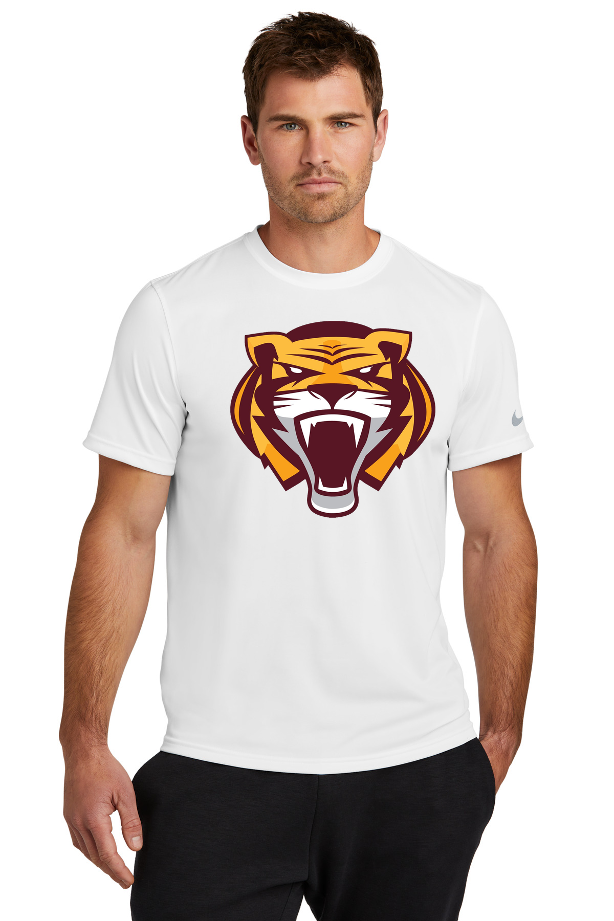 Stewartville Football - White Nike Swoosh Sleeve rLegend Tee NKDX8730