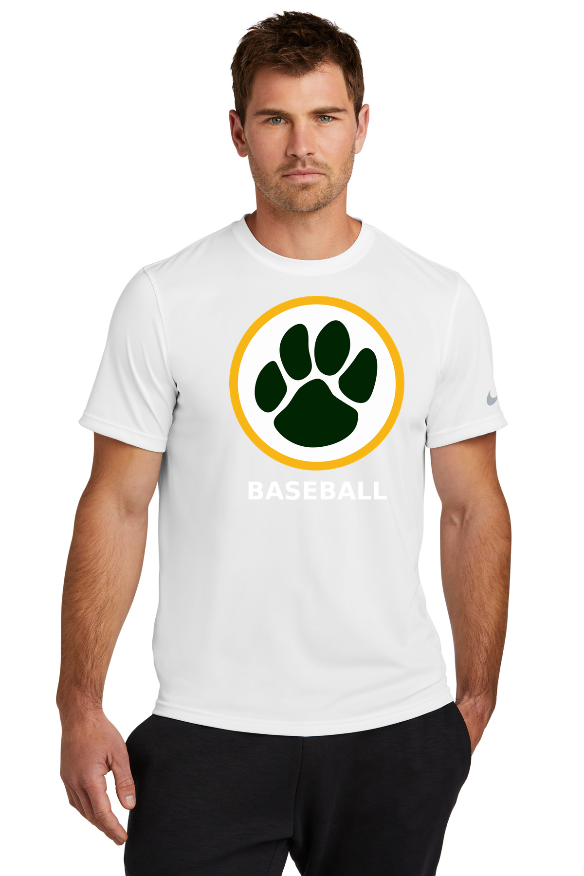 Ashwaubenon Baseball — final e2e test - White Nike Swoosh Sleeve rLegend Tee NKDX8730