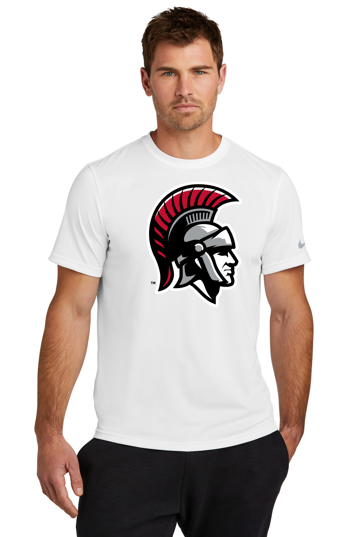 Worthington Football - White Nike Swoosh Sleeve rLegend Tee NKDX8730