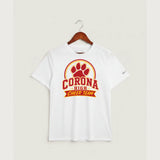 Corona Senior High School Cheer - White Nike Swoosh Sleeve rLegend Tee NKDX8730