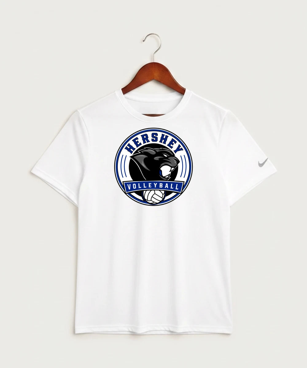 Hershey High School Volleyball Team Store - White Nike Swoosh Sleeve rLegend Tee NKDX8730