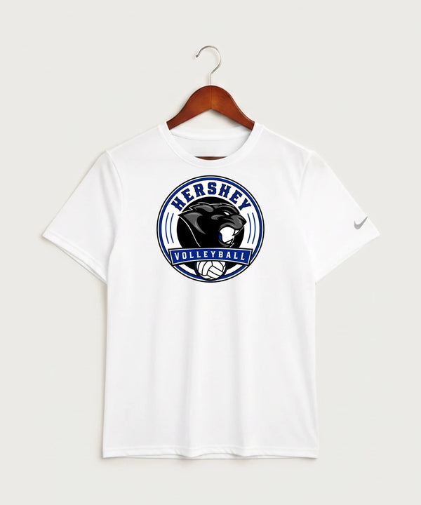 Hershey High School Volleyball Team Store - White Nike Swoosh Sleeve rLegend Tee NKDX8730