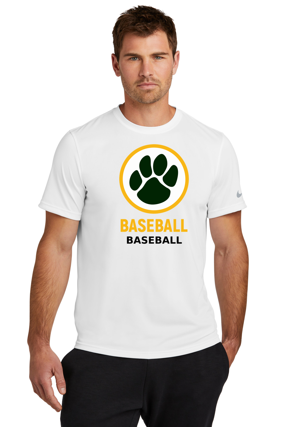 Ashwaubenon Baseball — final e2e test - White Nike Swoosh Sleeve rLegend Tee NKDX8730