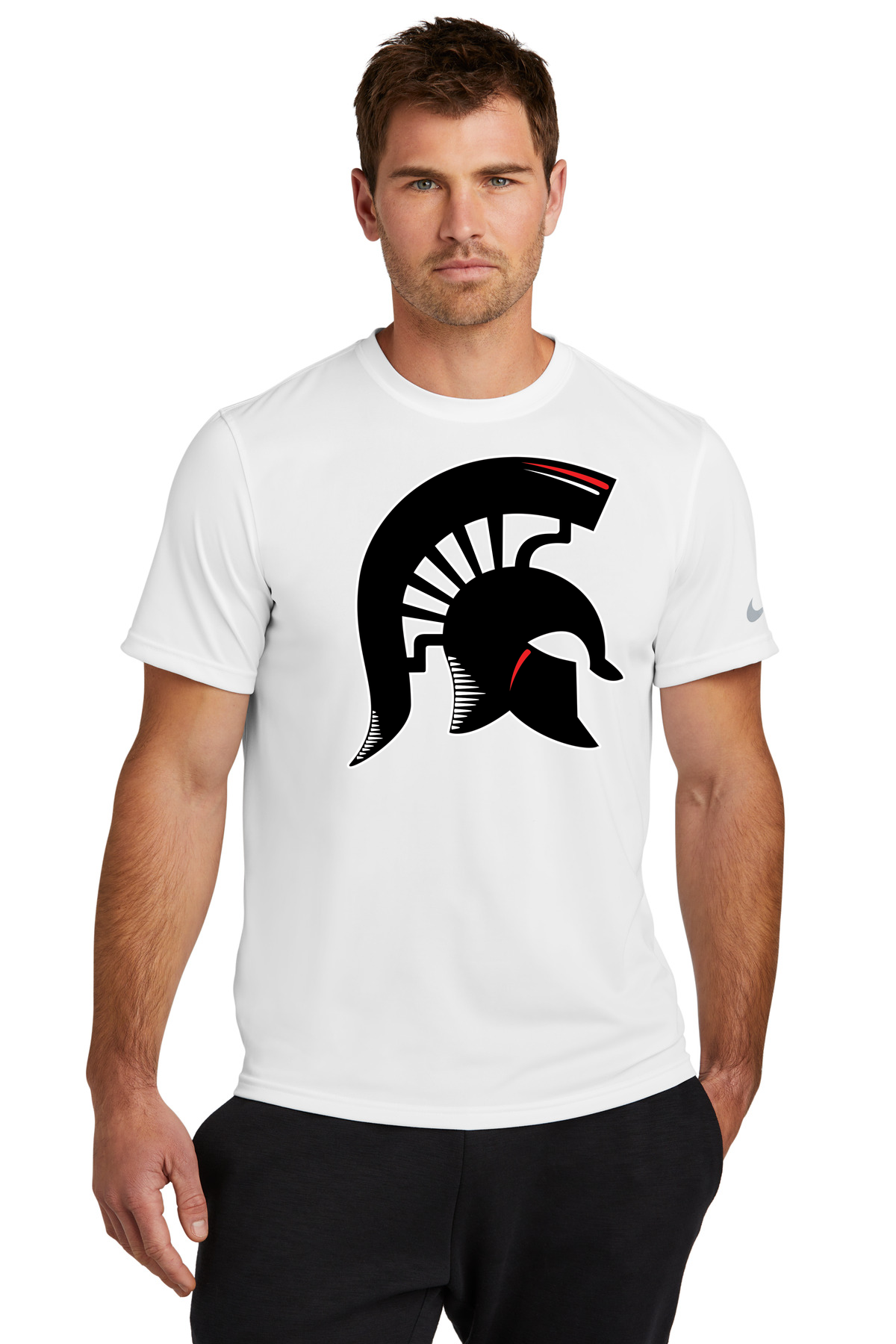 BOLD Football - White Nike Swoosh Sleeve rLegend Tee NKDX8730