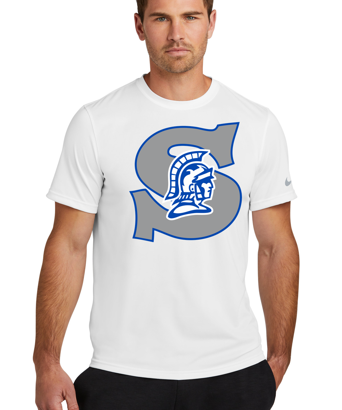 Southwest Football - White Nike Swoosh Sleeve rLegend Tee NKDX8730