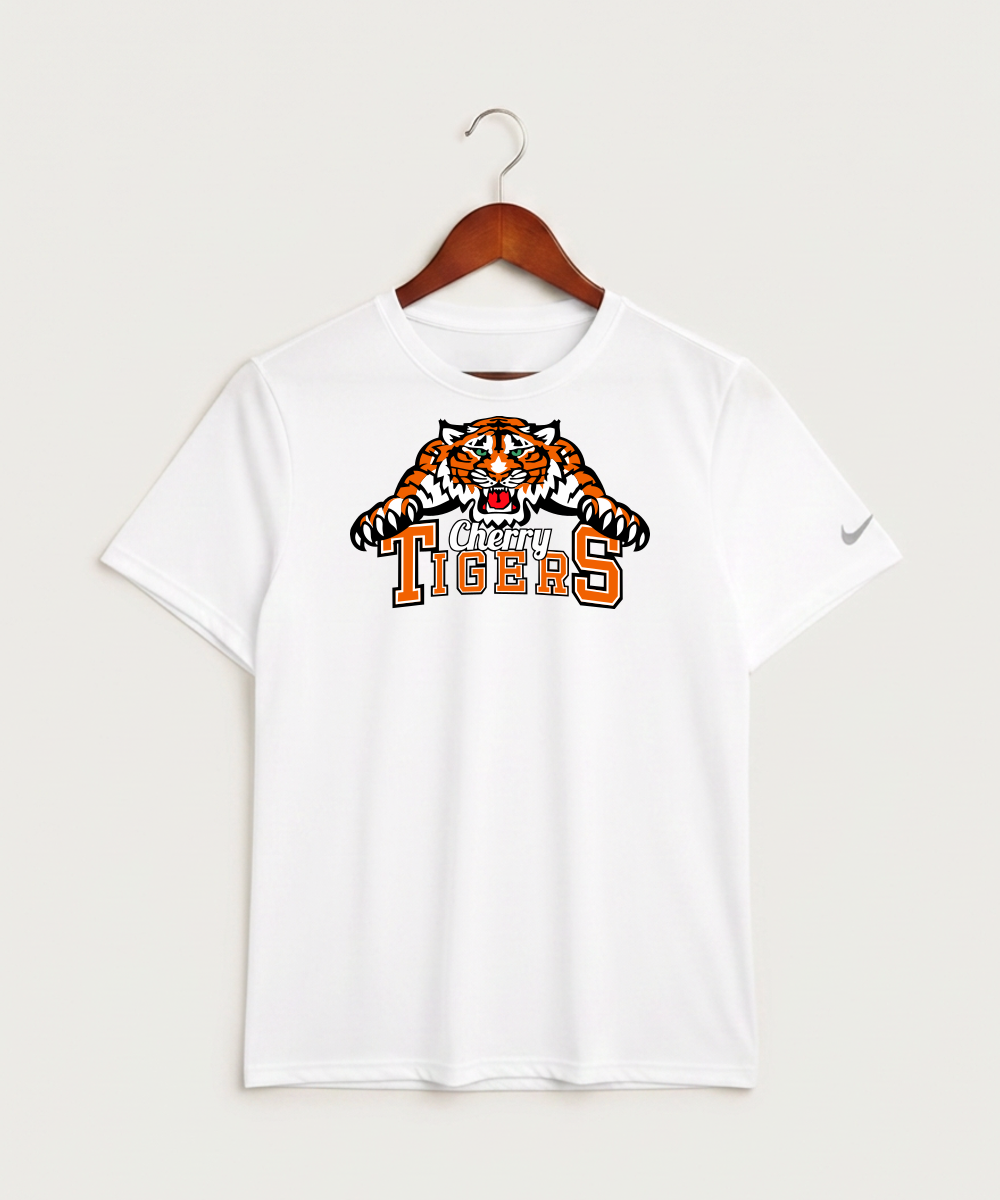 Cherry High School Athletics Coed - White Nike Swoosh Sleeve rLegend Tee NKDX8730