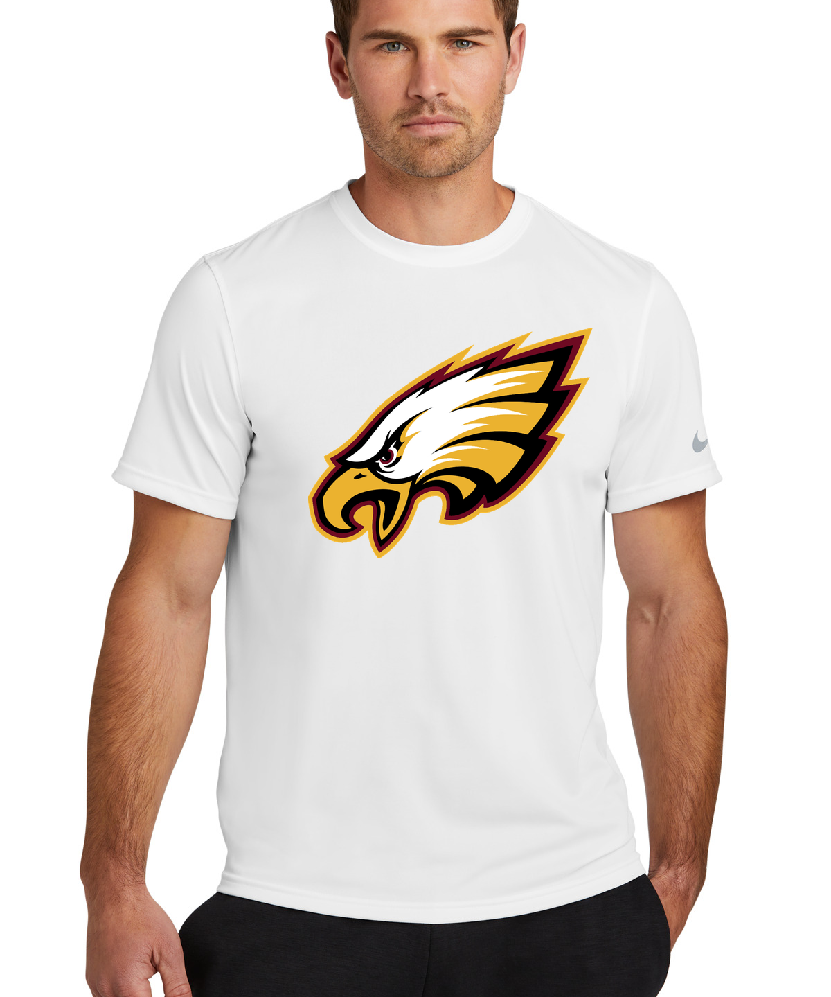 Dover-Eyota Football - White Nike Swoosh Sleeve rLegend Tee NKDX8730