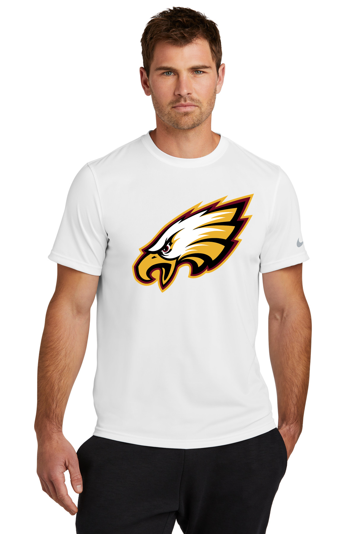 Dover-Eyota Football - White Nike Swoosh Sleeve rLegend Tee NKDX8730