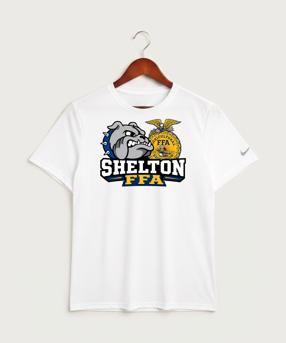 Shelton High School FFA general - White Nike Swoosh Sleeve rLegend Tee NKDX8730